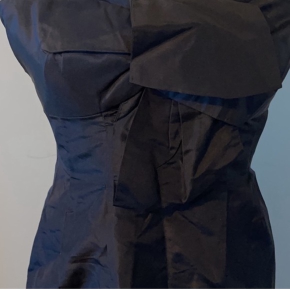 J.Crew Collection Bow Front Silk Taffeta Midi Dress - Picture 6 of 9